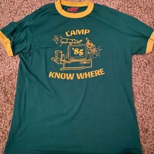 Stranger Things Camp Know Where Shirt Size XL